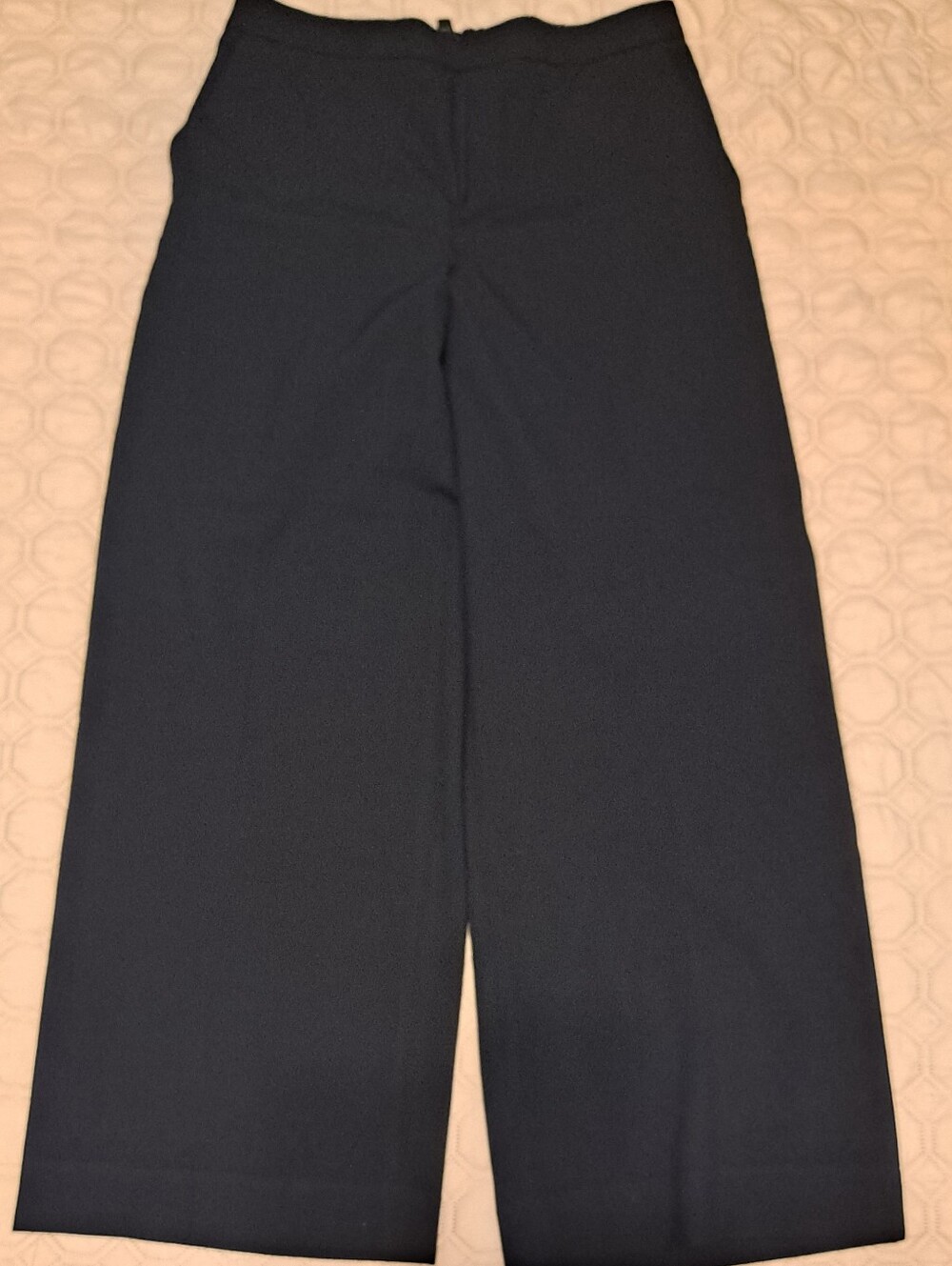 Banana Republic Navy Wide Leg  Women's Trousers Sz 12 Hayden Pant